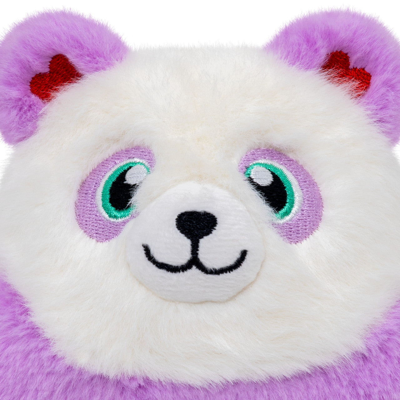 Valentines Snuzzles, Panda, Purple & White