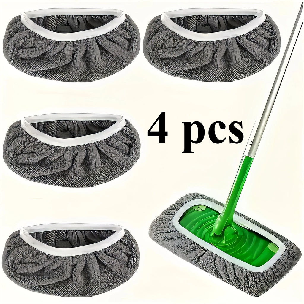 4pcs Mop Cloths Anti-Mold Highly Absorbent for Home Cleaning