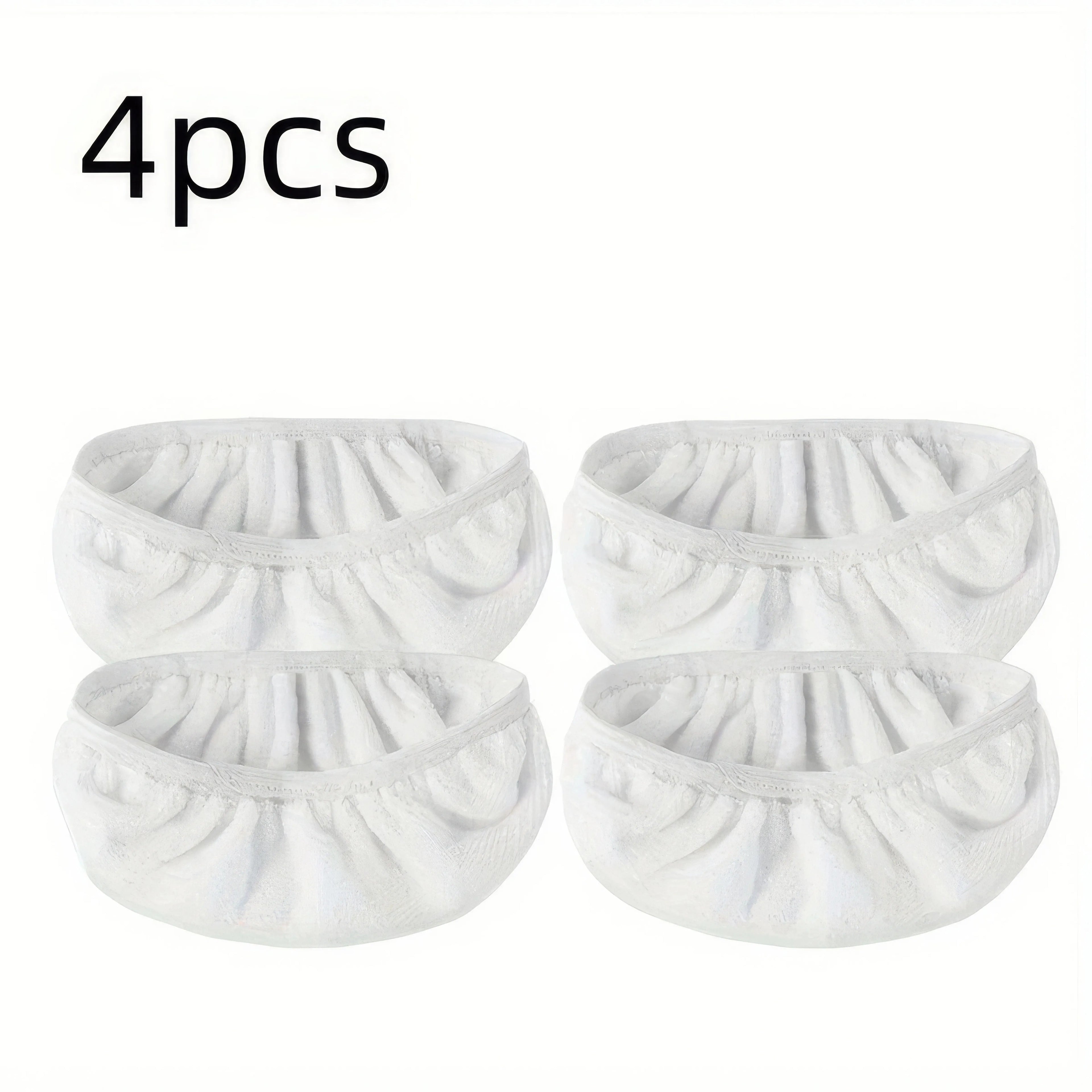 4pcs Mop Cloths Anti-Mold Highly Absorbent for Home Cleaning