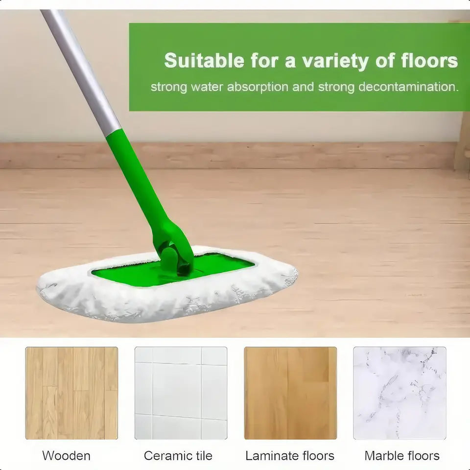 4pcs Mop Cloths Anti-Mold Highly Absorbent for Home Cleaning