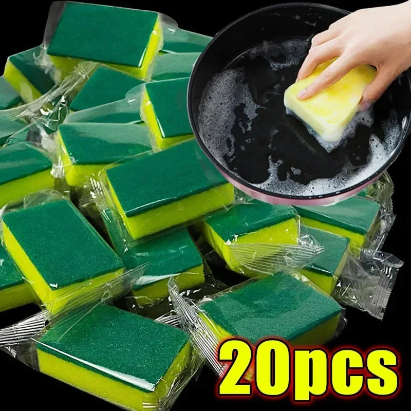 Kitchen Dishwashing Sponge – Soft Absorbent Scouring Pad for Pots and Household Cleaning