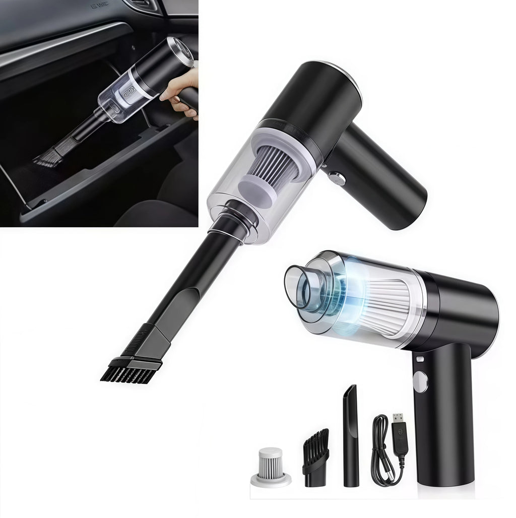 900Pa Wireless Car Vacuum Cleaner USB Rechargeable Mini