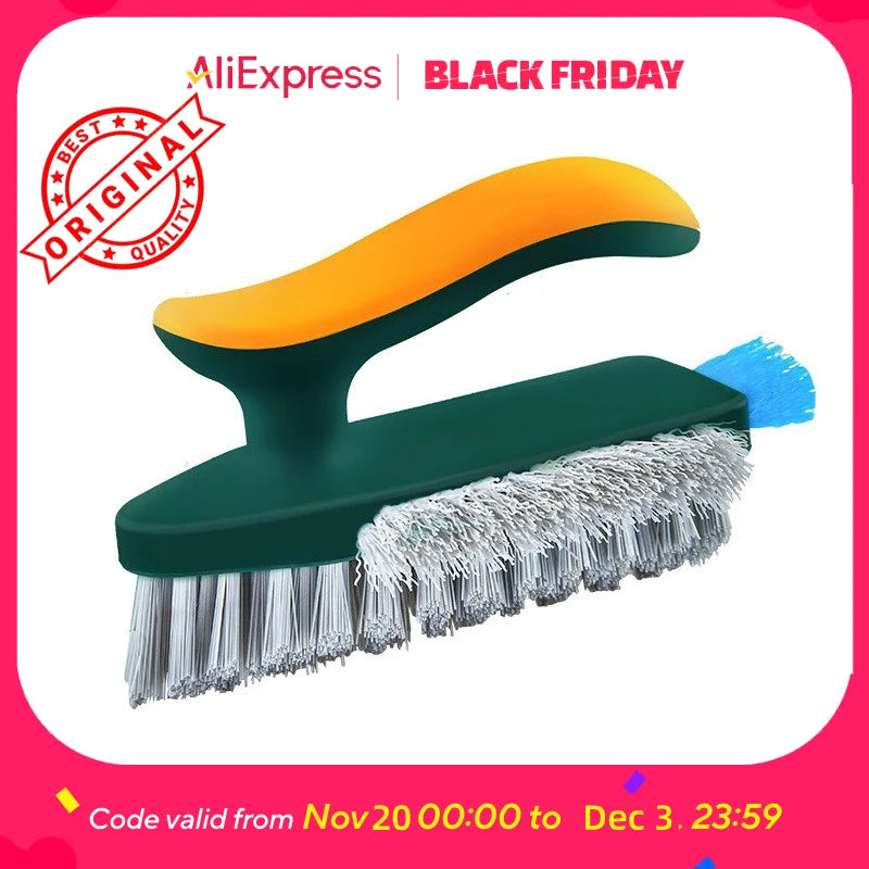 Deep Gap Cleaning Brush for Tiles Grout Corners with Ergonomic Handle