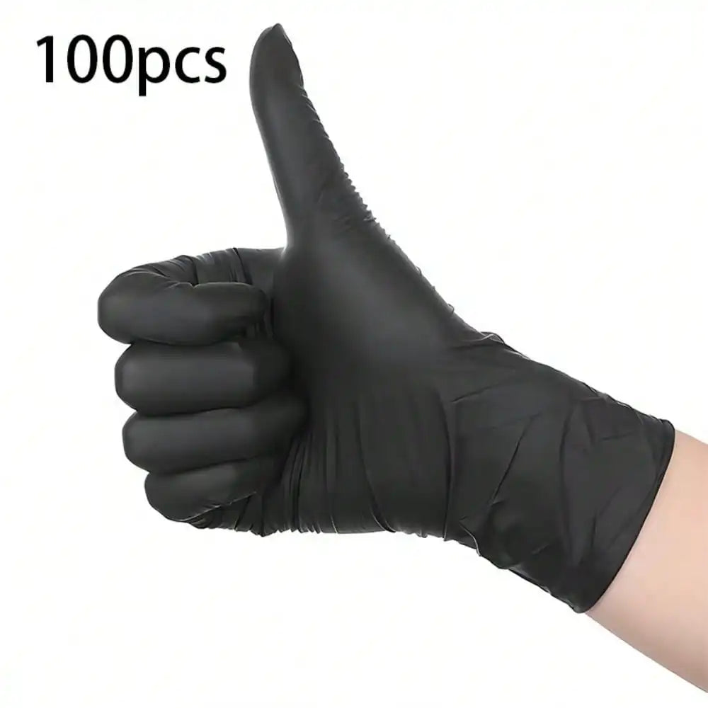 100pcs Disposable Nitrile Gloves for Cleaning and Cooking