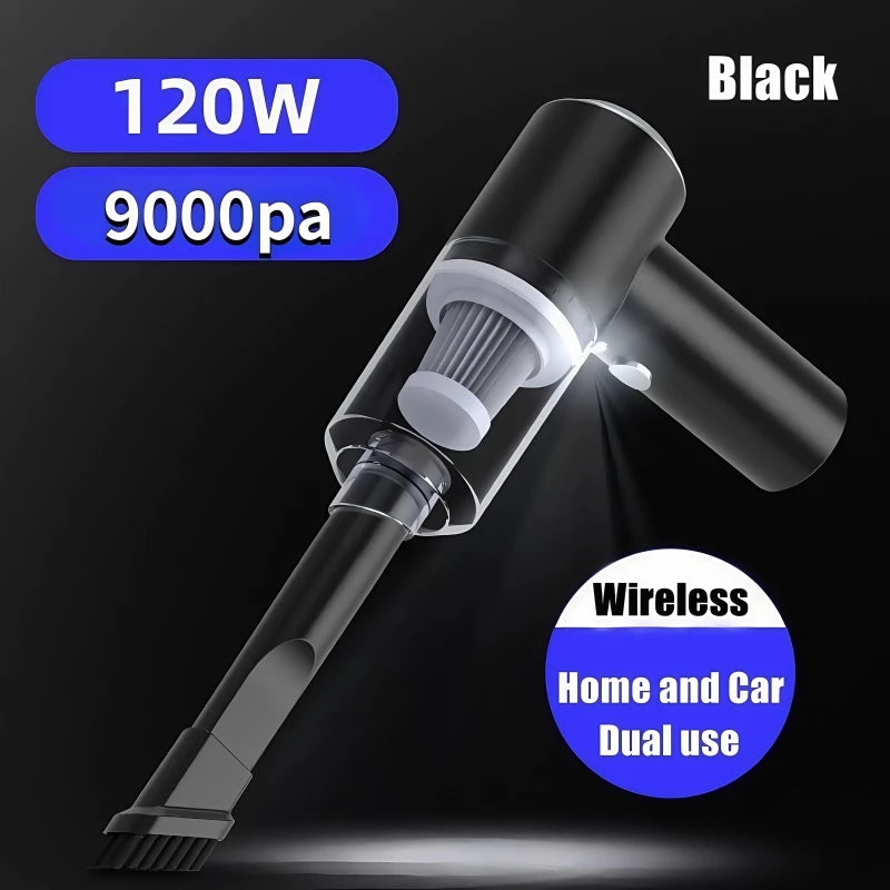 900Pa Wireless Car Vacuum Cleaner USB Rechargeable Mini