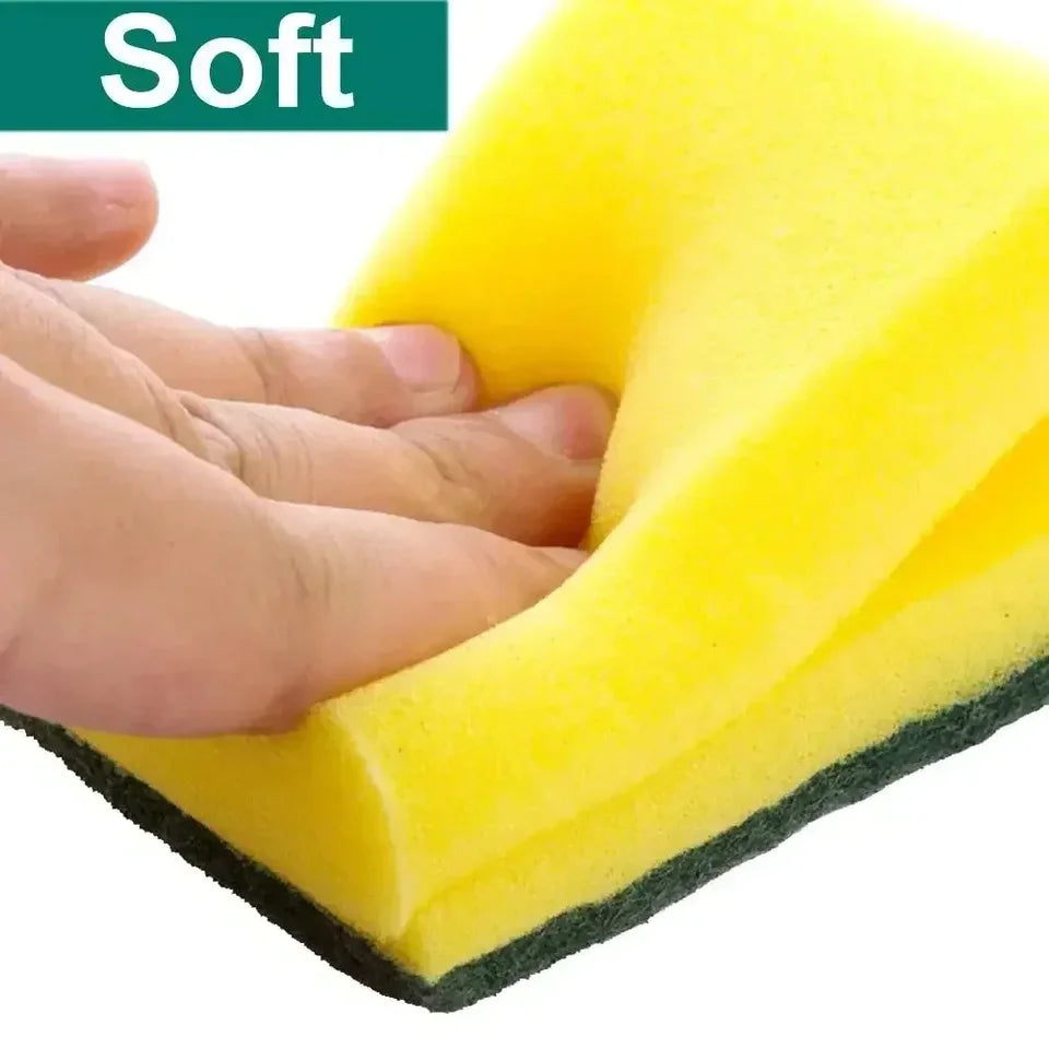 Kitchen Dishwashing Sponge – Soft Absorbent Scouring Pad for Pots and Household Cleaning