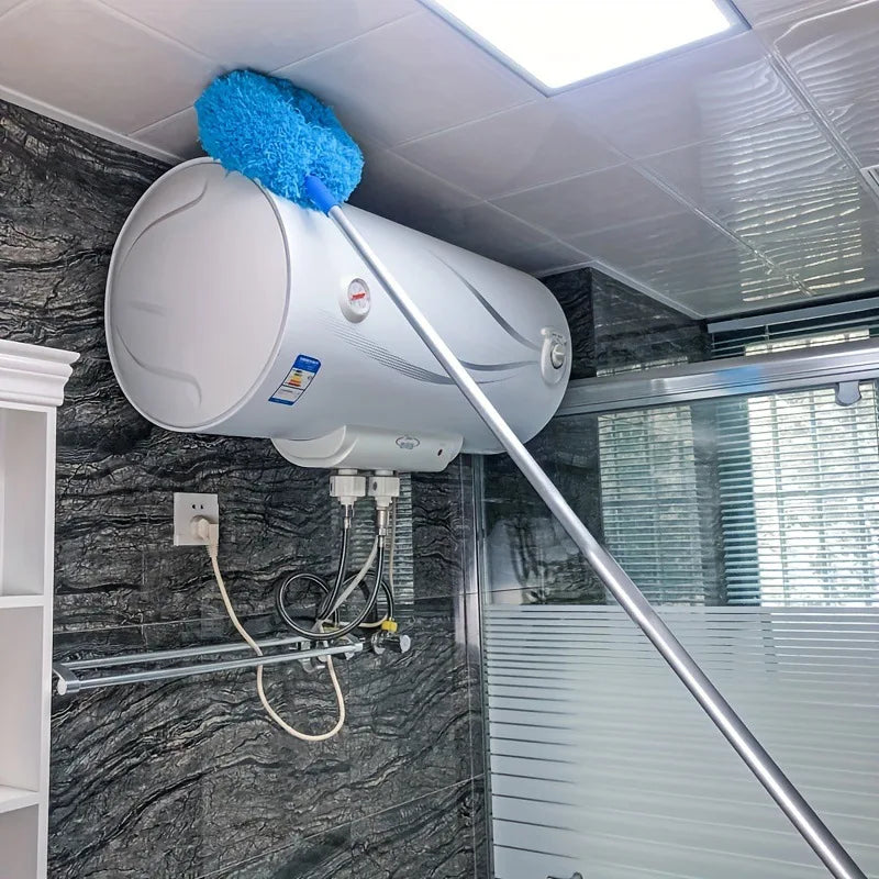 Chicken Feather Duster – Antistatic Household Dust Cleaning Tool with Fan Blade Design