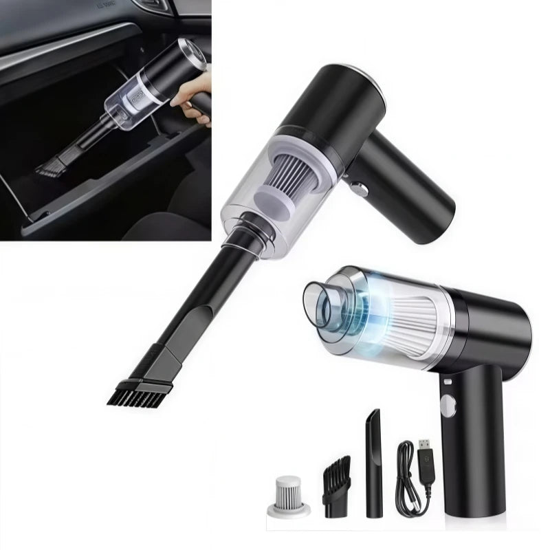900Pa Wireless Car Vacuum Cleaner USB Rechargeable Mini