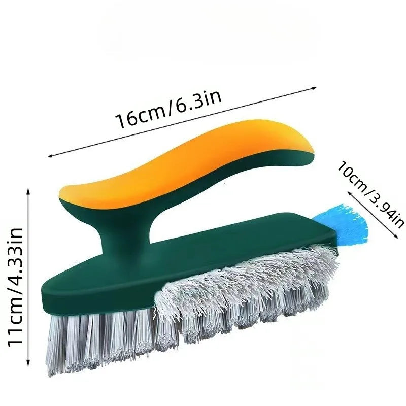 Deep Gap Cleaning Brush for Tiles Grout Corners with Ergonomic Handle