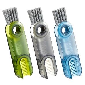 3 or 6-Piece 3-in-1 Cup Cleaning Brushes – Rotatable Bottle Cap and Groove Cleaning Set