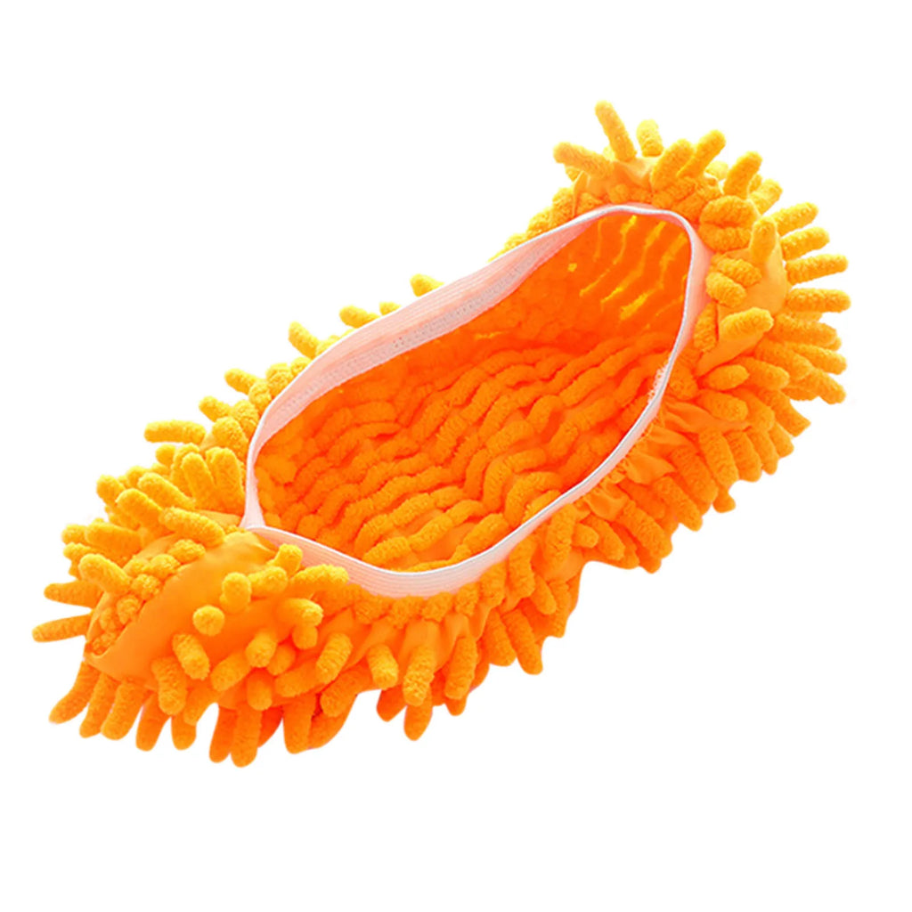 Chenille Dust Mop Slippers – Lazy Home Floor Cleaning Shoes with Water Absorption