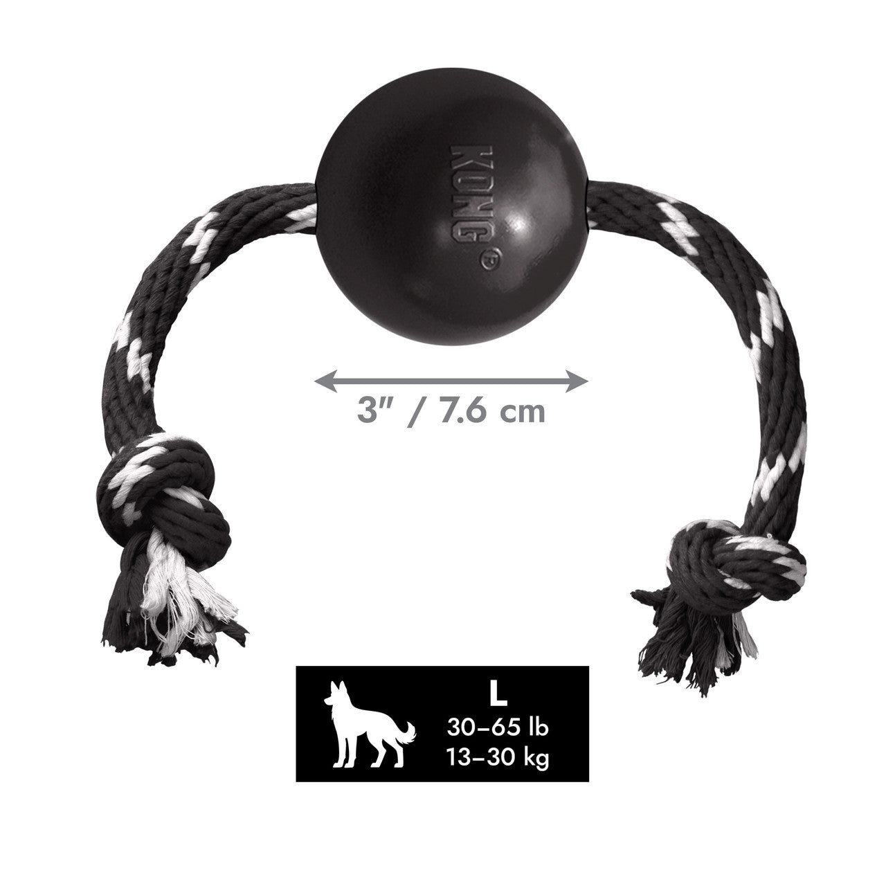 KONG Extreme Ball w/Rope